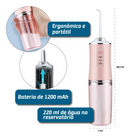 Aparelho Higiene Dental Bucal Jato DÁgua Irrigador Portátil